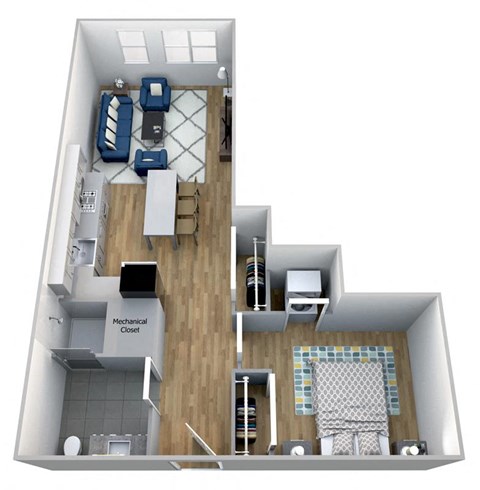 One Bedroom One Bath